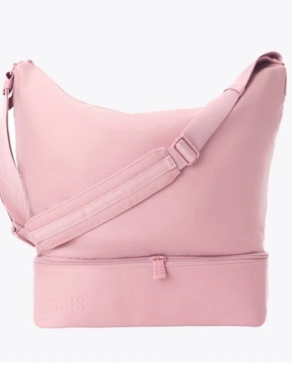 NWT in Unopened Bag is A BEIS "THE DAY TRIPPER" Nylon Tote in Color Pastel Pink